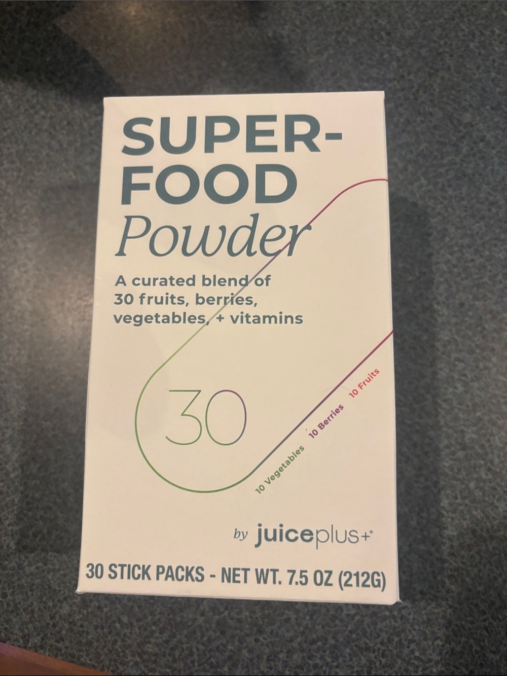 Juice Plus+ Superfood Powder - White/Green/Purple Pink Accents